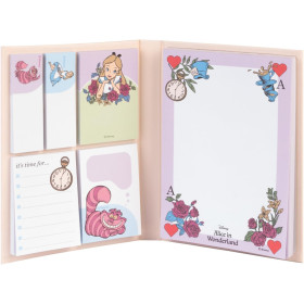 Disney - Pack de notes adhésives Alice au Pays des Merveilles