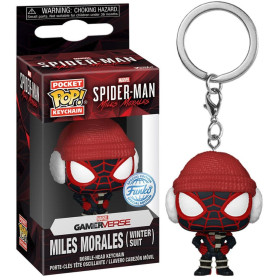 Marvel - Pop! Pocket Gamerverse - Porte-clé Miles Morales Winter Suit