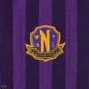 Wednesday - écharpe Nevermore Academy violette
