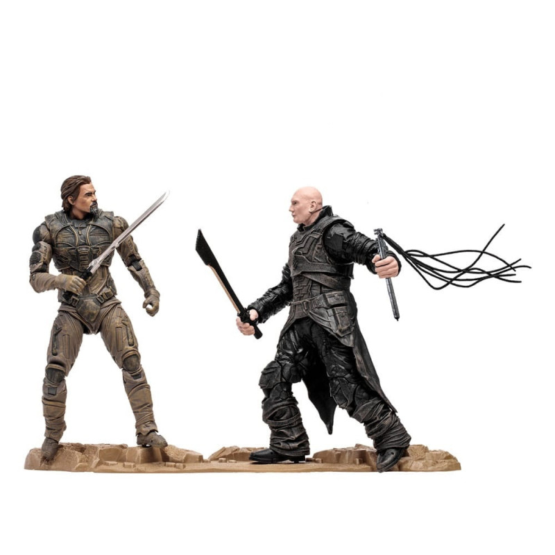 Dune 2 - Pack 2 figurines Gurney Halleck & Rabban