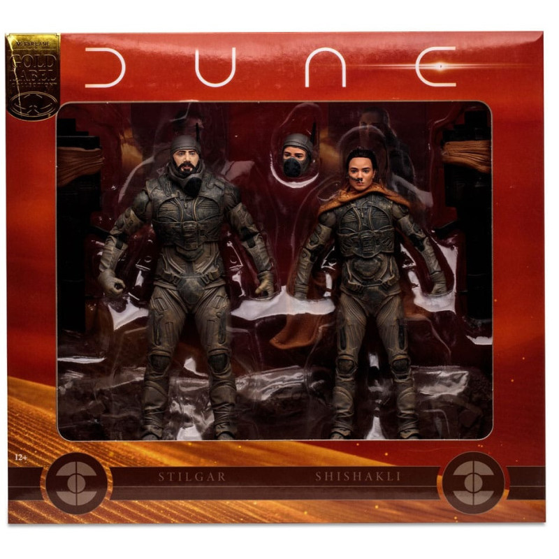 Dune 2 - Pack 2 figurines Stilgar & Shishakli (Gold Label) 18 cm