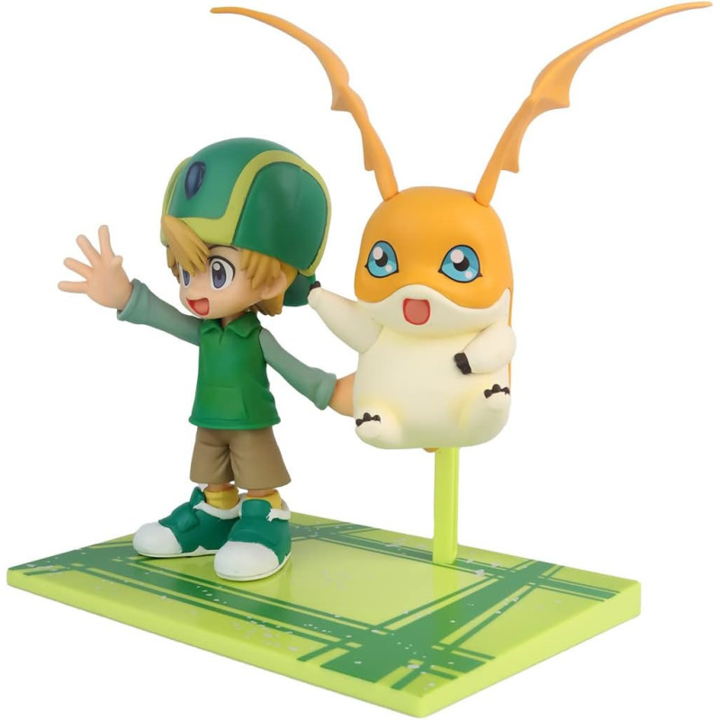 Digimon - Figurine diorama  Takeru & Patamon BOITE OUVERTE