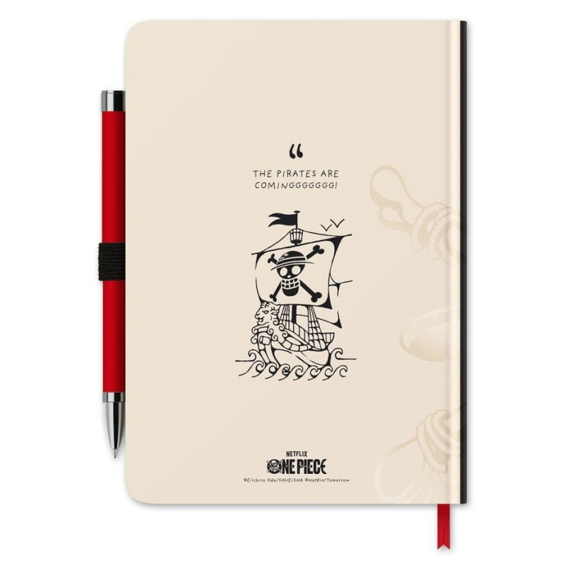 One Piece (Netflix) - Carnet A5 + stylo projecteur