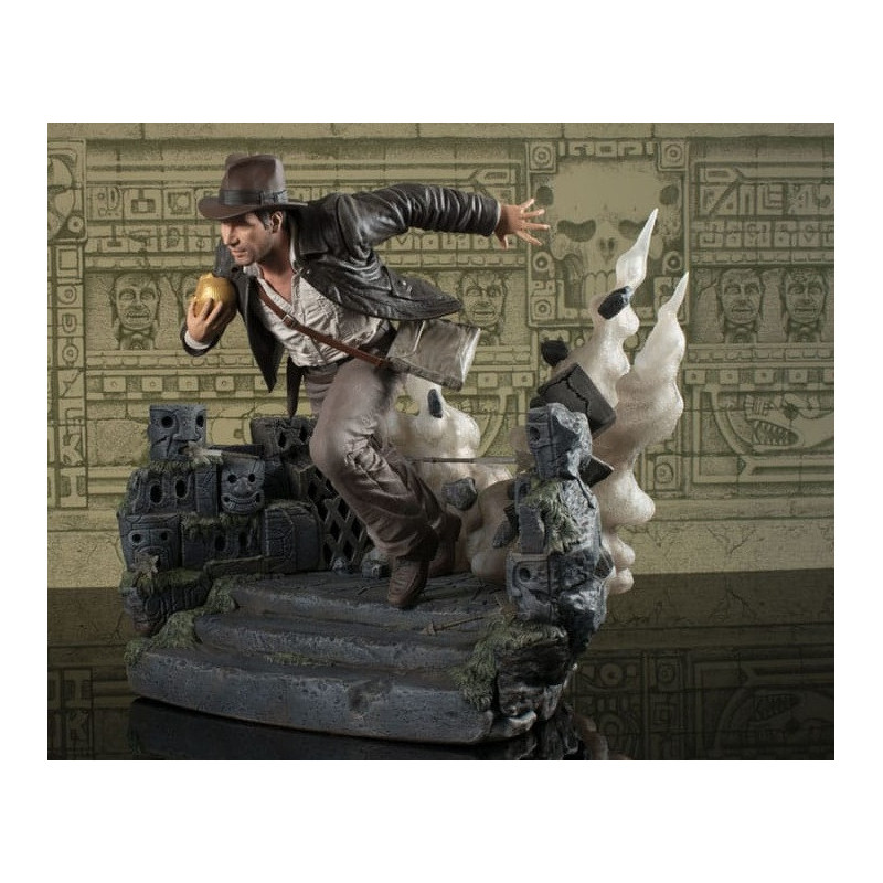 Indiana Jones - Figurine Gallery : Escape with Idol 25 cm
