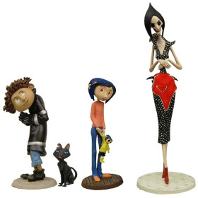 Coraline - Pack 4 figurines PVC Best Of