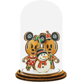 Disney - Figurine cloche Mickey & Minnie