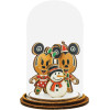 Disney - Figurine cloche Mickey & Minnie