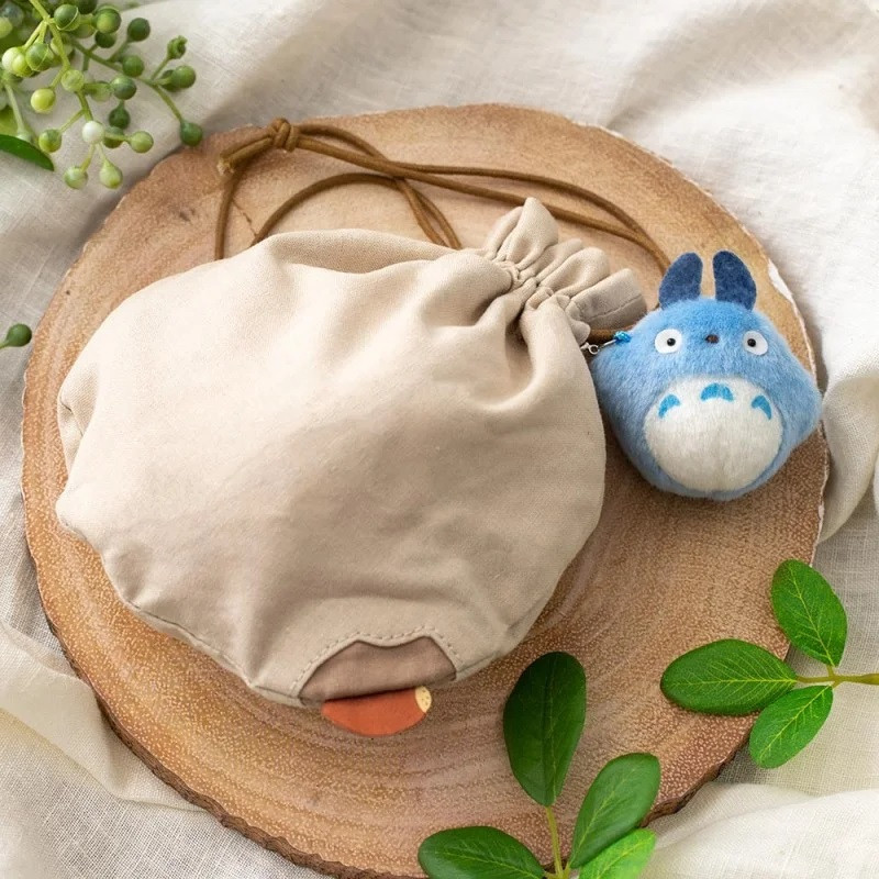 Mon Voisin Totoro - Pochon à lacet avec Totoro Bleu