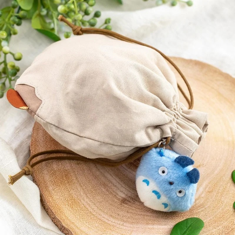 Mon Voisin Totoro - Pochon à lacet avec Totoro Bleu