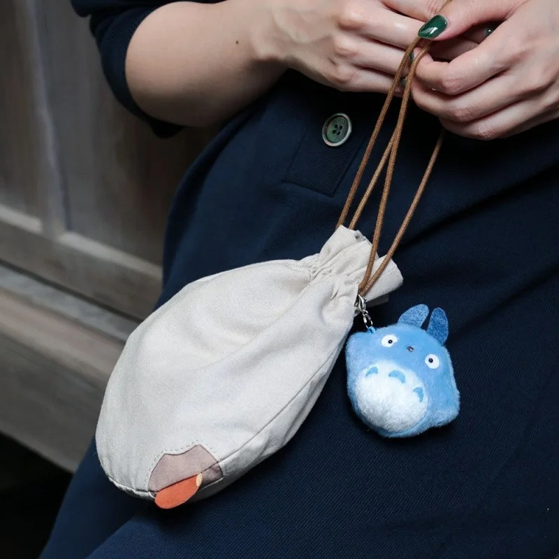 Mon Voisin Totoro - Pochon à lacet avec Totoro Bleu