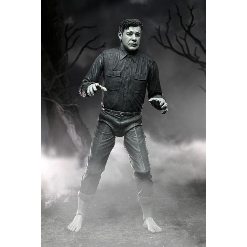 Universal Monsters - Figurine Ultimate The Wolf Man (Noir et blanc) 18 cm