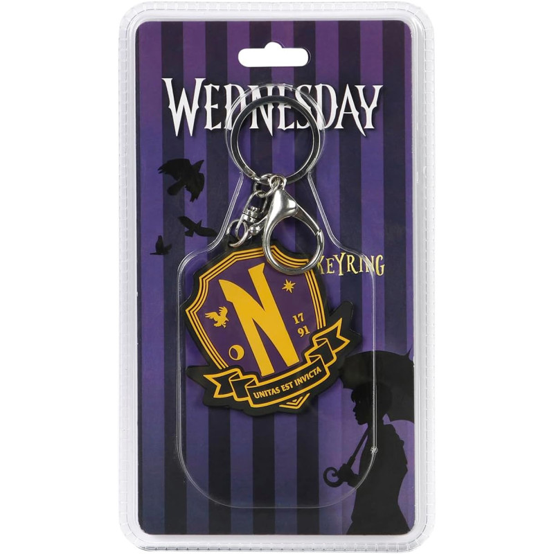 Wednesday - Porte-clé Emblème Nevermore