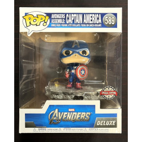 Marvel : Avengers - Pop! - Deluxe Captain America (Assemble) n°589