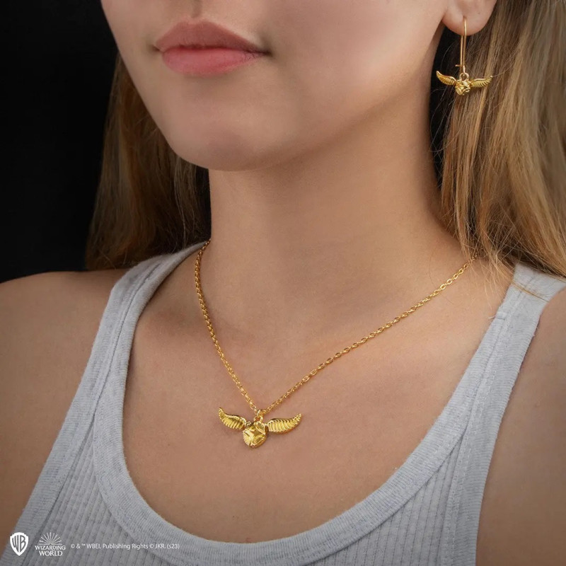 Harry Potter - Collier Vif d'Or (Golden Snitch)