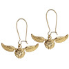 Harry Potter - Boucles d'oreilles Vif d'Or (Golden Snitch)