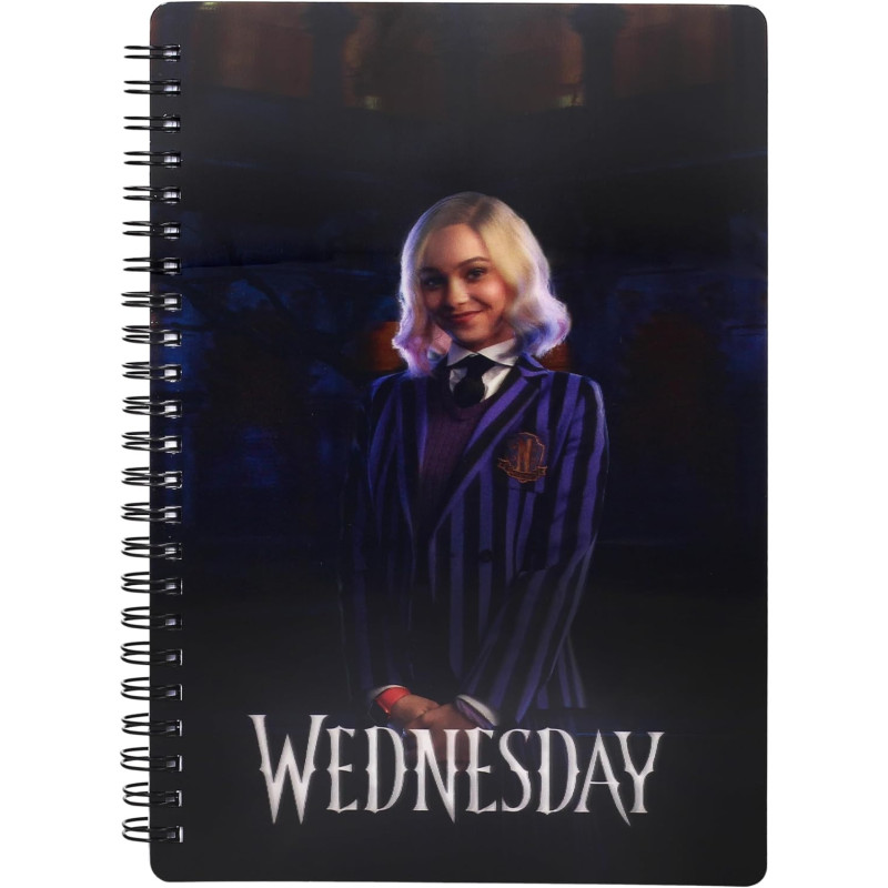 Wednesday - Carnet lenticulaire A5 Enid