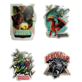 Dungeons and Dragons - Set de 4 stickers