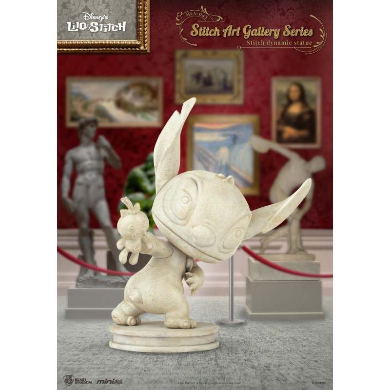 Disney - Art Series Mini Egg Attack : Figurine Stitch Sport's Stone Statue
