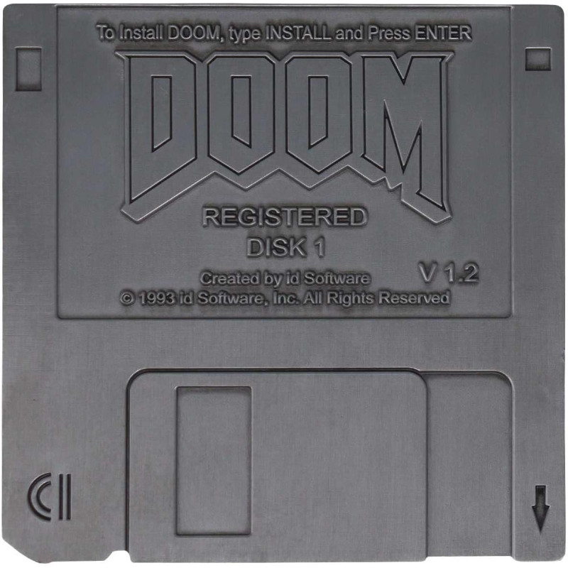 Doom - Réplique Floppy Disc 5000 exemplaires