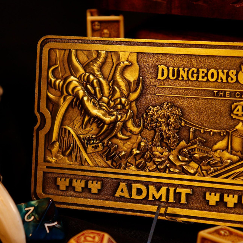 Dungeons and Dragons - The Cartoon 40th Anniversary Rollercoaster Ticket 1983 exemplaires