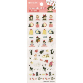 Kiki la Petite Sorcière - Set de mini stickers agenda