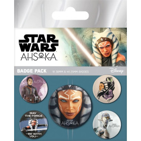 Star Wars : Ahsoka - Set de 5 badges