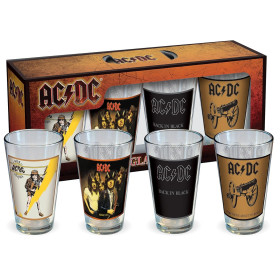 AC/DC - Set de 4 grands verres Covers