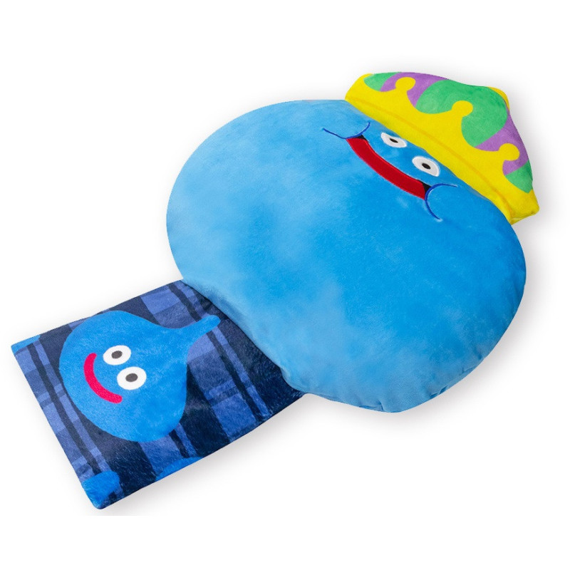 Dragon Quest - Coussin couverture peluche King Slime