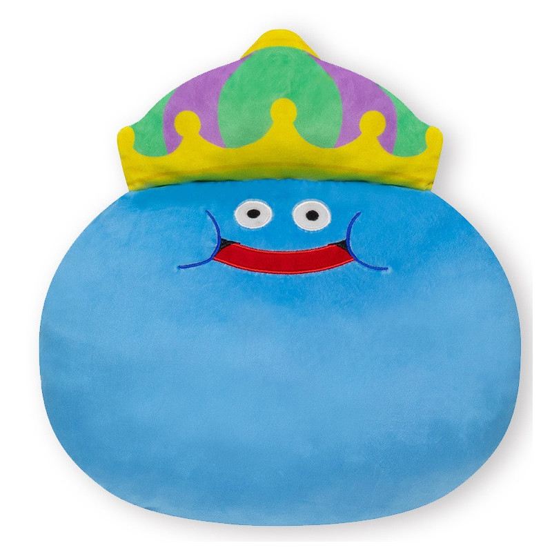 Dragon Quest - Coussin couverture peluche King Slime