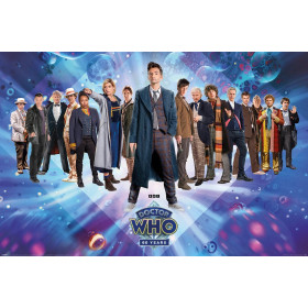Doctor Who - grand poster 60 Years (61 x 91,5 cm)
