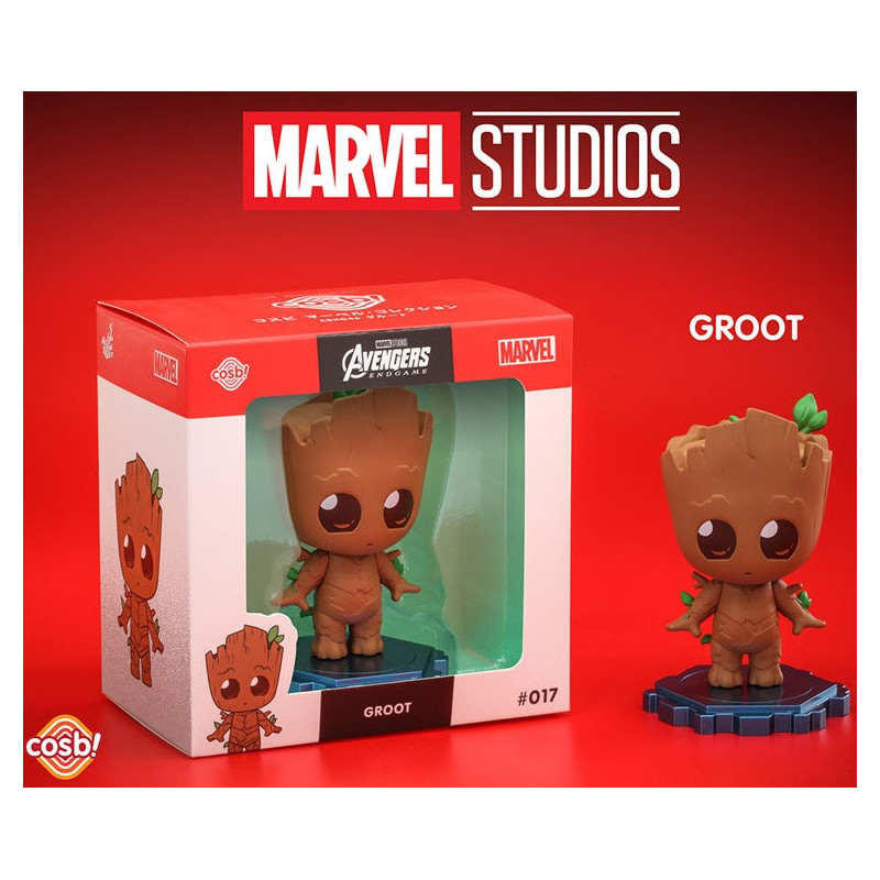 Marvel Studios : Avengers Endgame - Figurine Cosbi Groot 8 cm