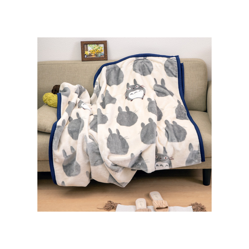 Mon Voisin Totoro - Plaid couverture Silhouette 200 x 140 cm