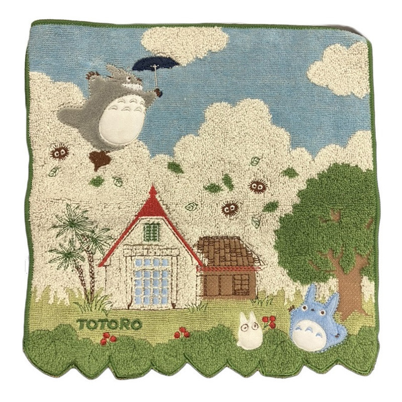 Mon voisin Totoro - Serviette Dans le Ciel 25 x 25 cm