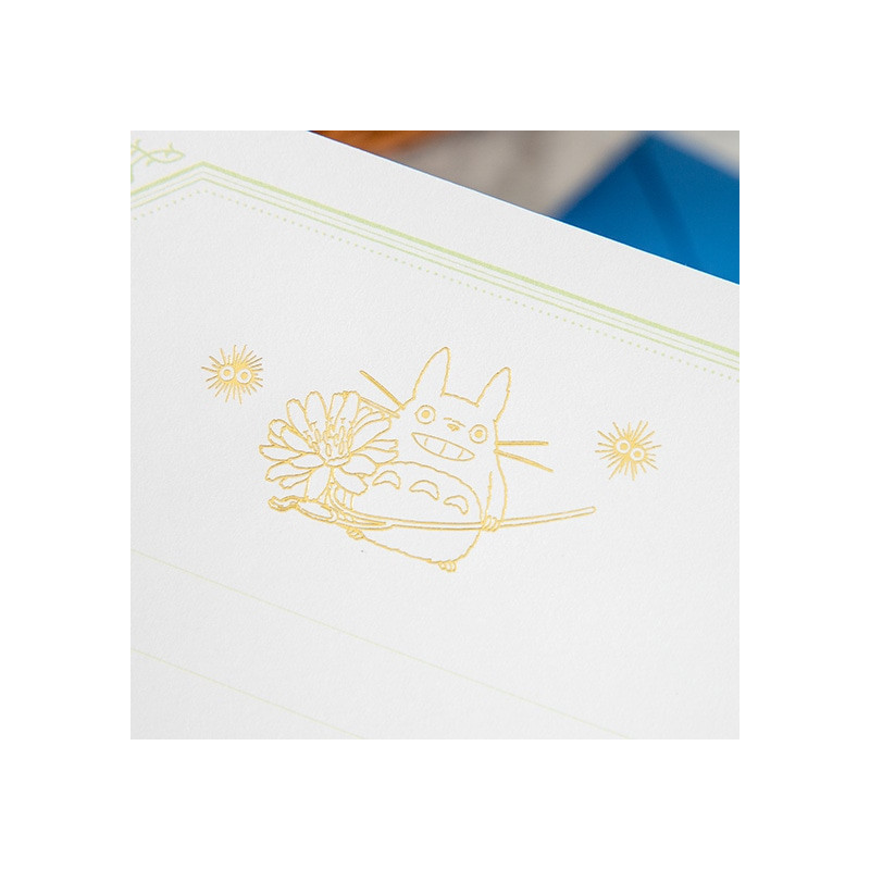 Mon Voisin Totoro - Set de papier à lettres Fleurs