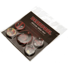 Marvel - Set de 5 badges Deadpool