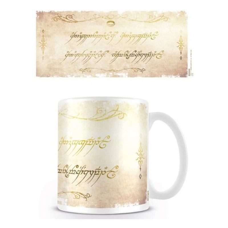 Lord of the Rings - Mug Inscription elfique Anneau