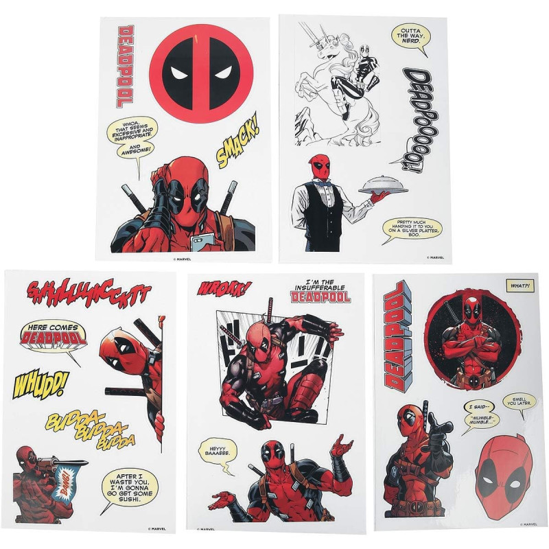 Marvel - Set 29 tech stickers Deadpool