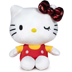 Hello Kitty - Peluche 22 cm 50th Anniversary : Kitty Clin d'Oeil