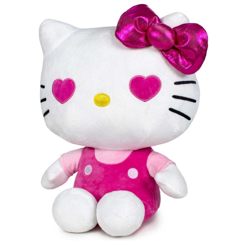Hello Kitty - Peluche 22 cm 50th Anniversary : Kitty Coeurs