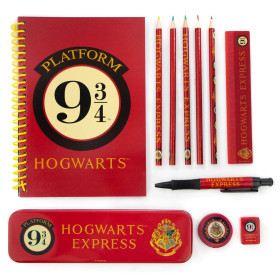 Harry Potter - Set de papeterie 11 pièces Hogwarts Express Platform 9 3/4