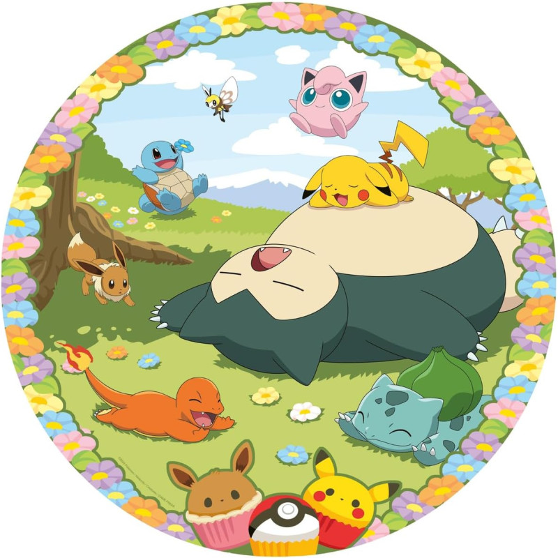 Pokemon - Puzzle rond 500 pièces