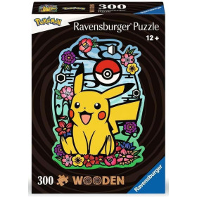 Pokemon - Puzzle en bois 300 pièces Pikachu