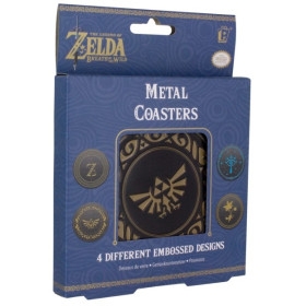 Zelda - Set de 4 sous-verres métalliques Breath of the Wild