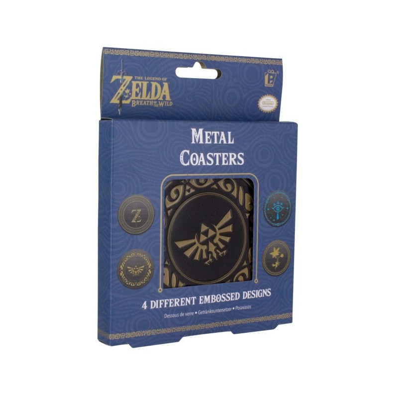 Zelda - Set de 4 sous-verres métalliques Breath of the Wild