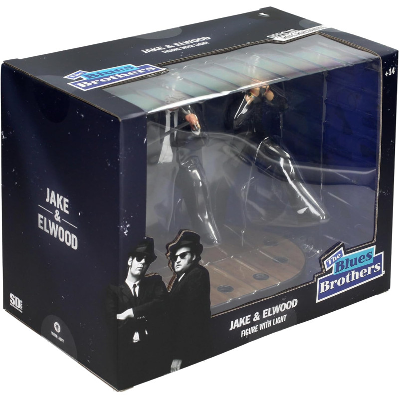 The Blues Brothers - Statue PVC Elwood and Jake Singing the Blues 18 cm
