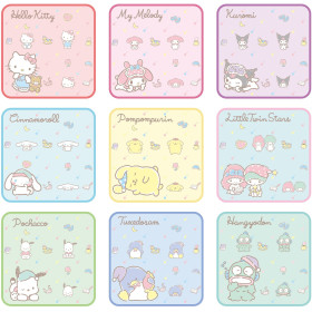 Sanrio - Mini serviette 1 EXEMPLAIRE ALEATOIRE