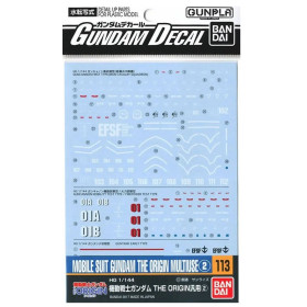 Gundam - Decals HG 1/144 13 Mobile Suit Gundam Origin Multiuse 2