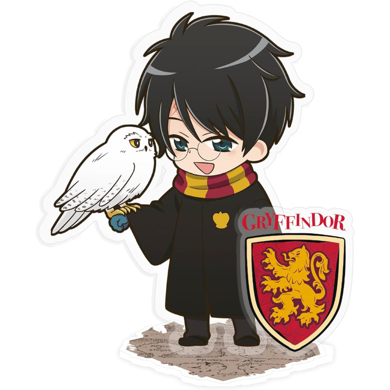 Harry Potter - Figurine Acryl plate à assembler Harry & Hedwige 10 cm