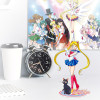 Sailor Moon - Figurine Acryl plate à assembler Moon & Luna 11 cm