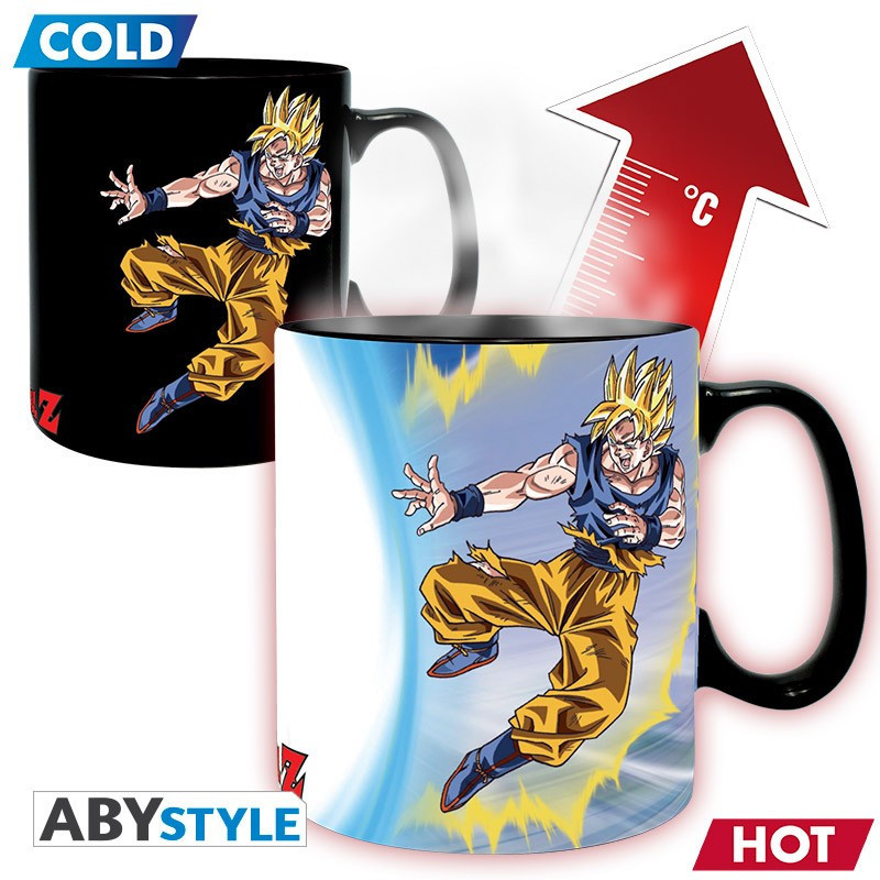 Dragon Ball Z - Mug thermo-réactif 460 ml Goku vs Buu